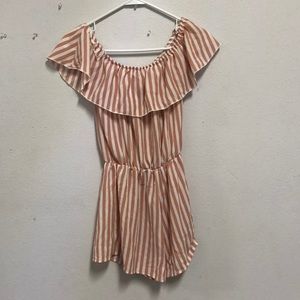 Striped romper